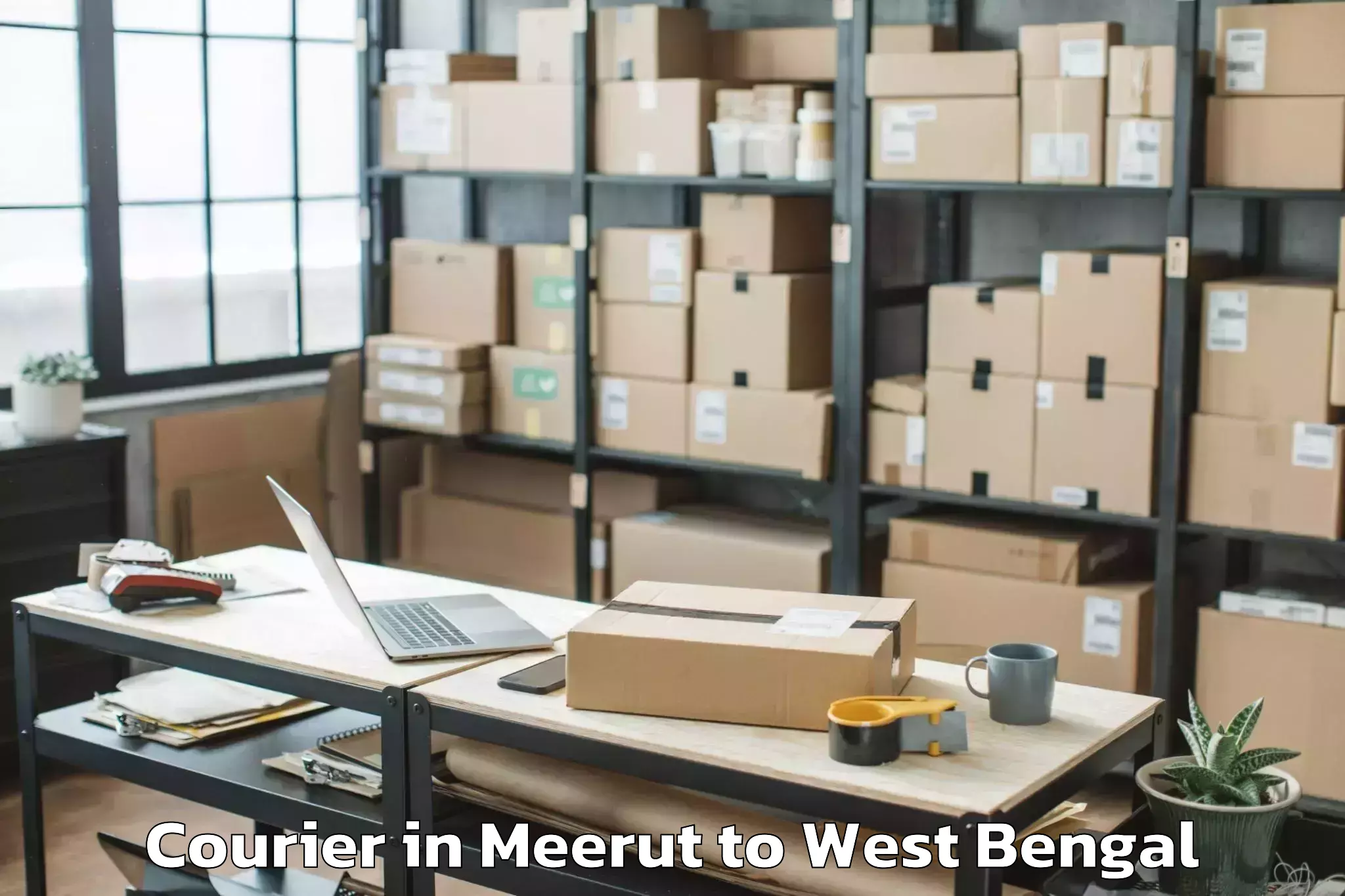 Hassle-Free Meerut to Madhyamgram Courier